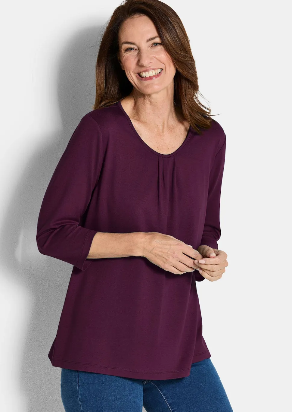 T-shirt en jersey de viscose