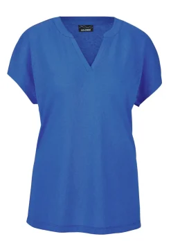 T-shirt en jersey de viscose aéré