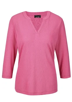 T-shirt en jersey de viscose aéré