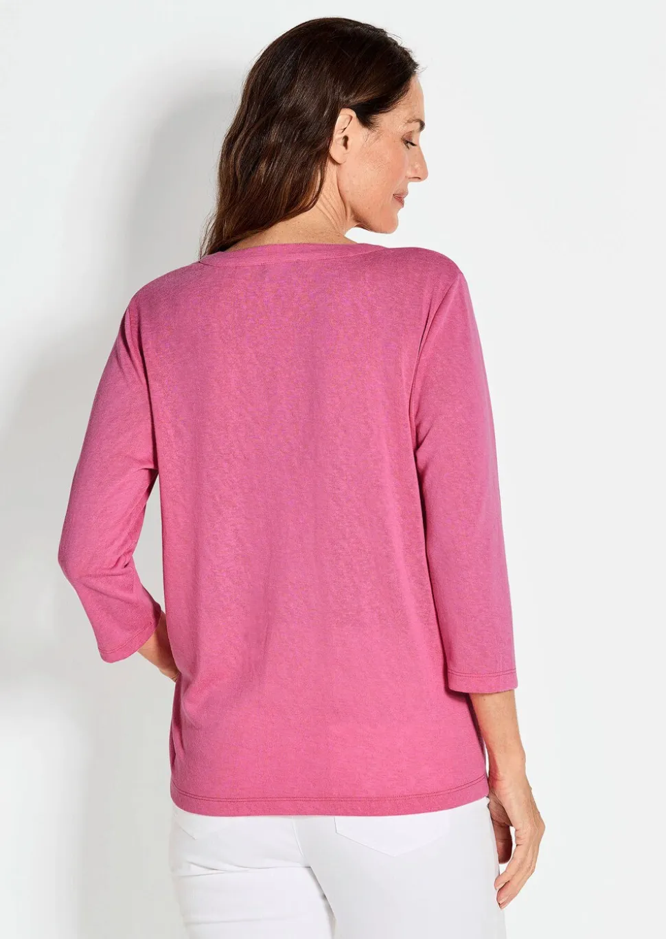 T-shirt en jersey de viscose aéré