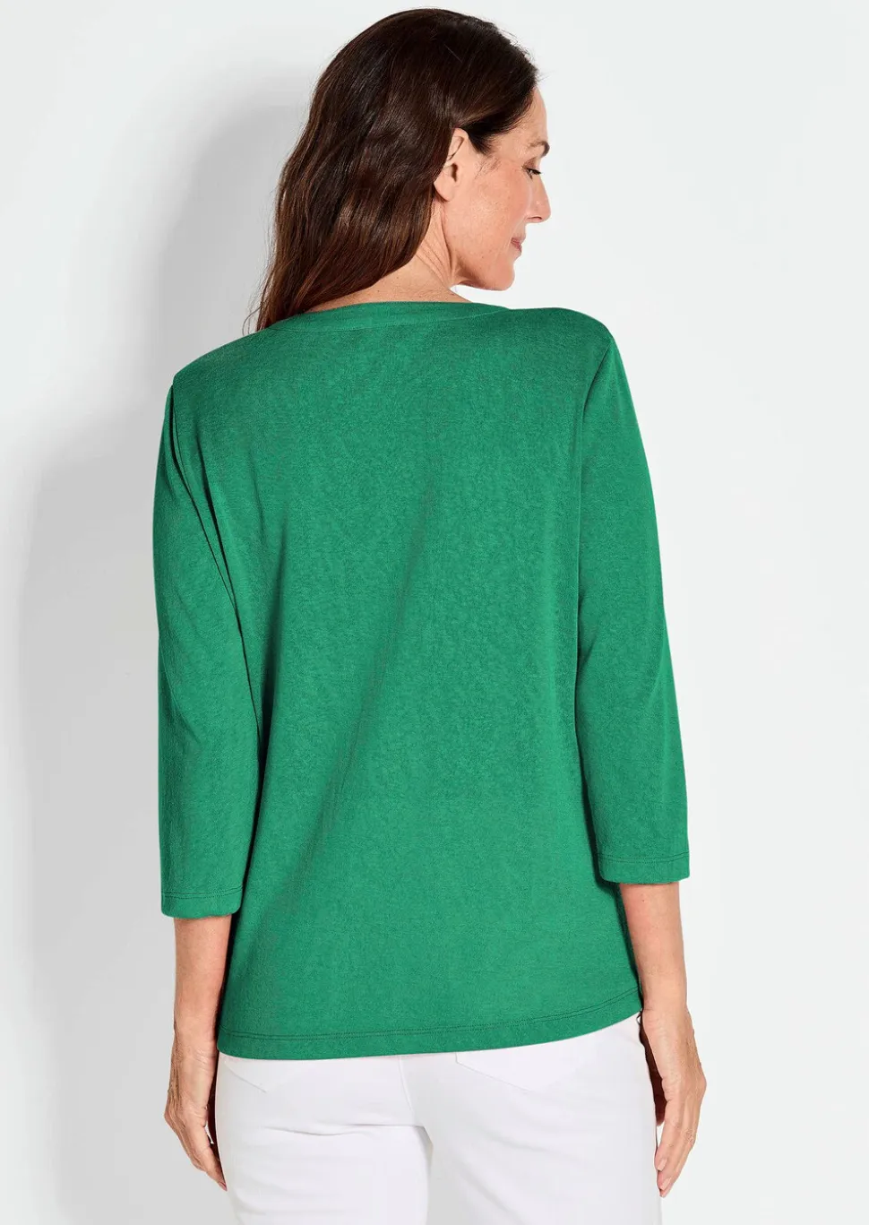 T-shirt en jersey de viscose aéré