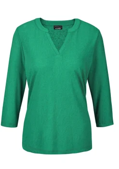 T-shirt en jersey de viscose aéré