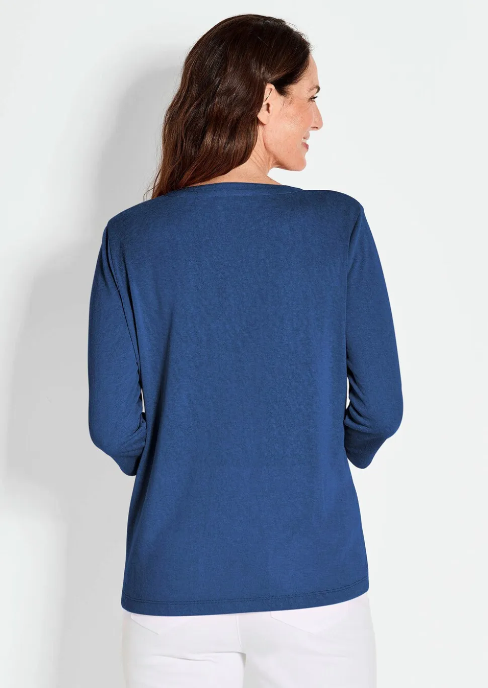 T-shirt en jersey de viscose aéré