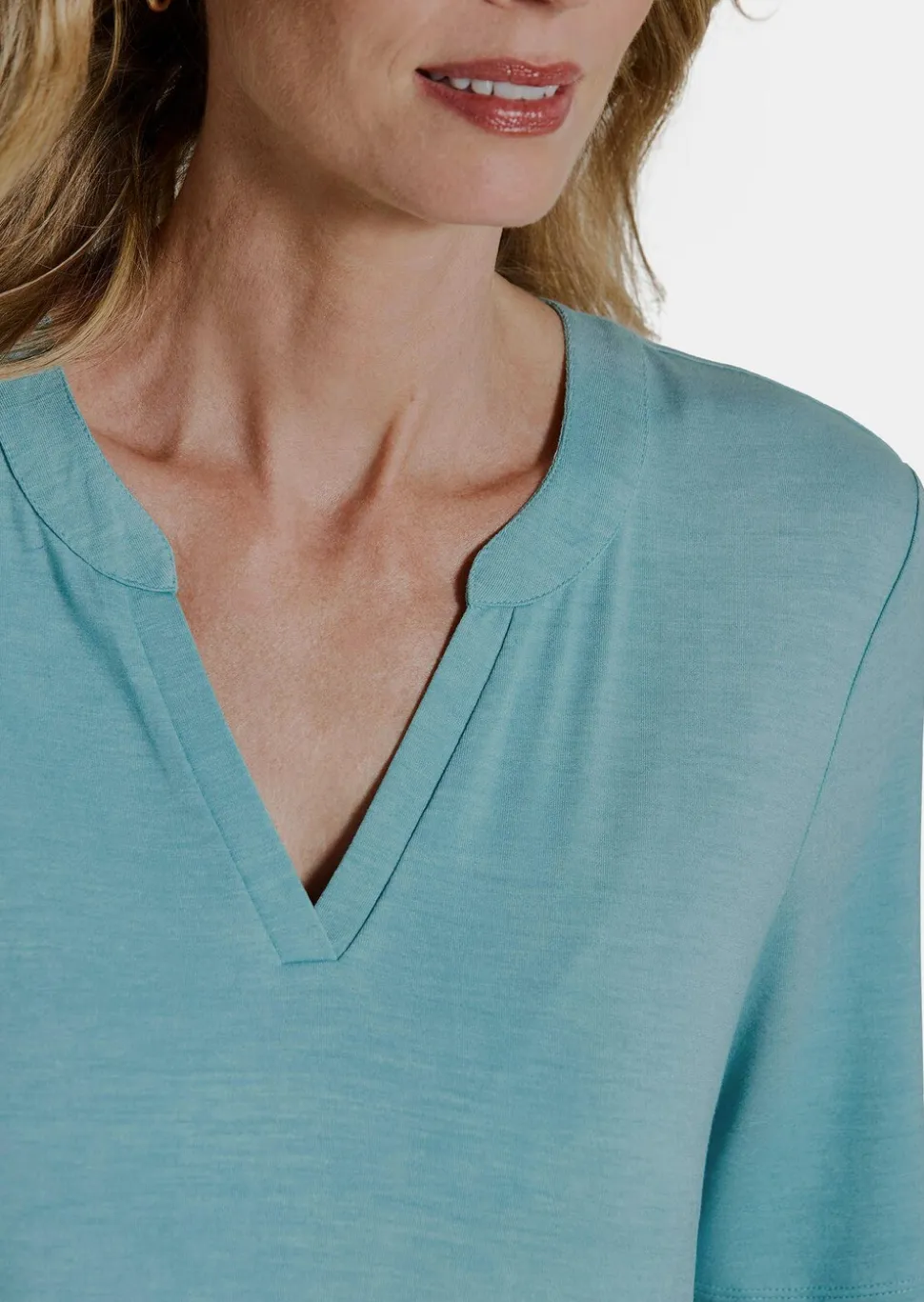 T-shirt en jersey de viscose ultra-douce