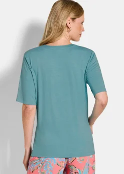 T-shirt en jersey de viscose ultra-douce