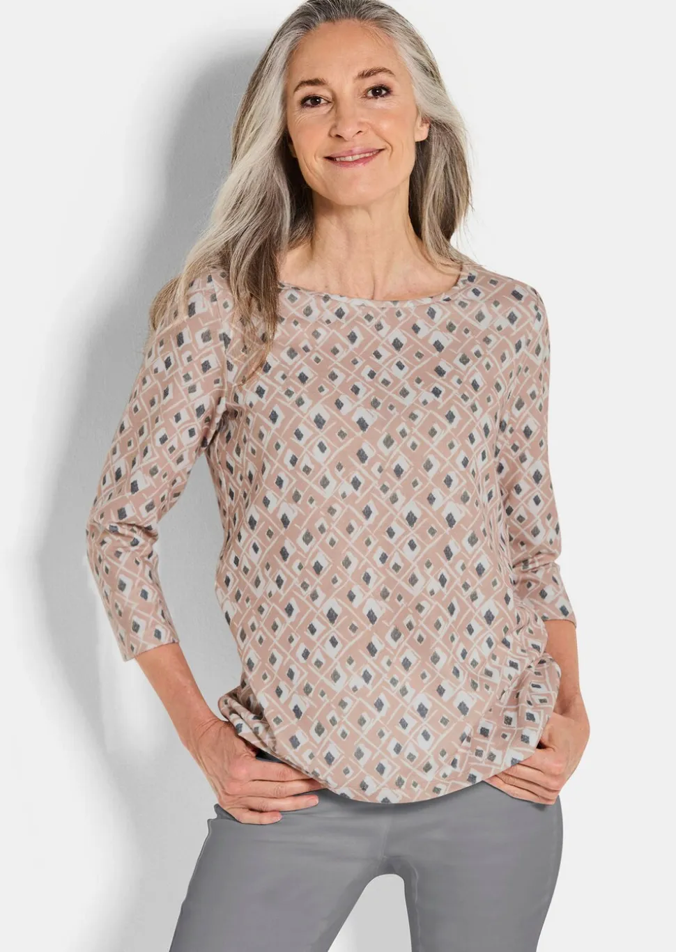 T-shirt en jersey duveteux
