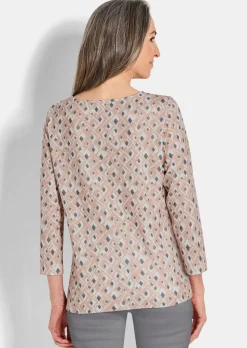 T-shirt en jersey duveteux