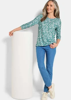 T-shirt en jersey duveteux