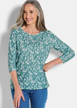 T-shirt en jersey duveteux