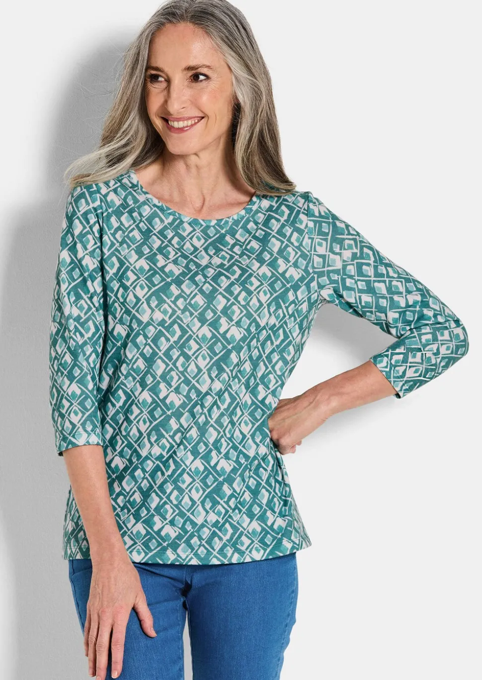 T-shirt en jersey duveteux