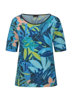 T-shirt en jersey à encolure bateau