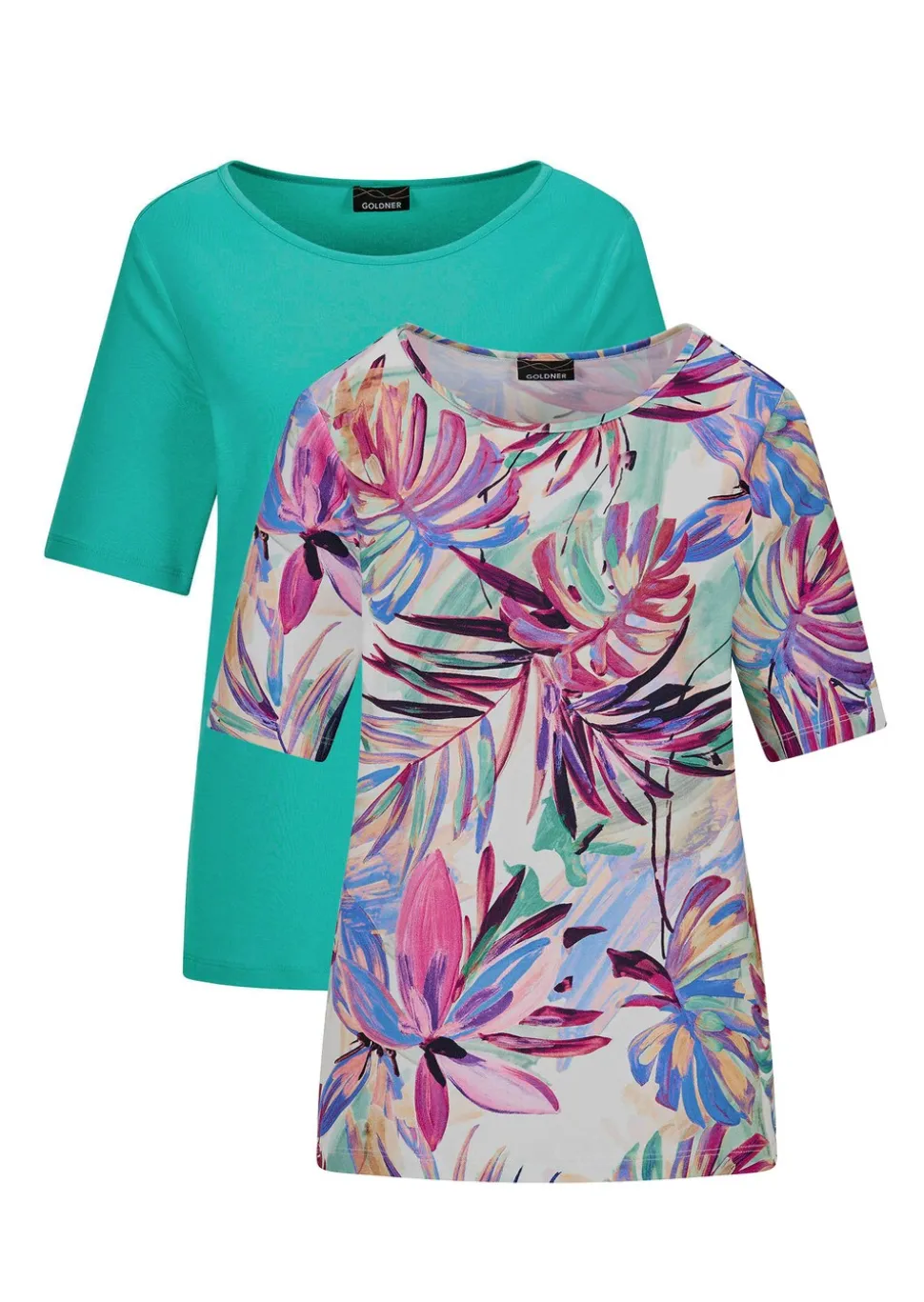 T-shirt en jersey en lot de 2