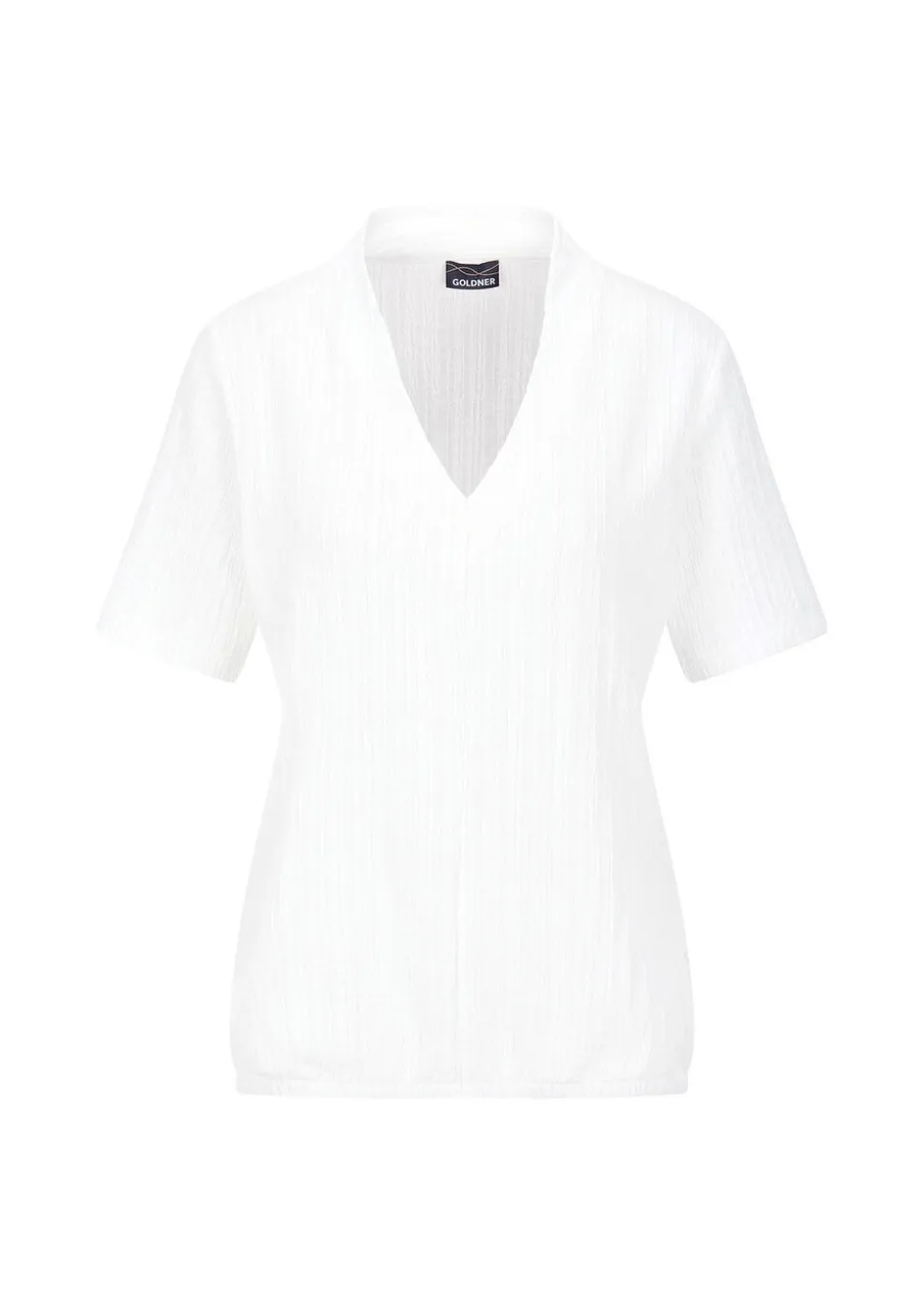 T-shirt en jersey facile d'entretien, aspect froissé