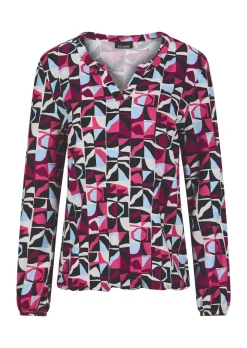 T-shirt en jersey élégant, façon blouse