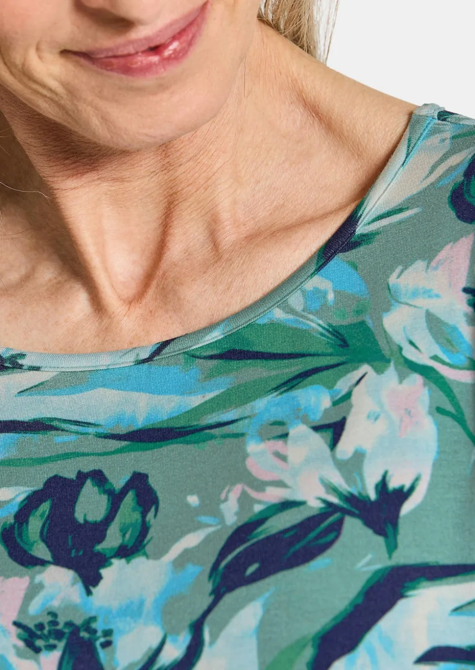 T-shirt en jersey à motif floral