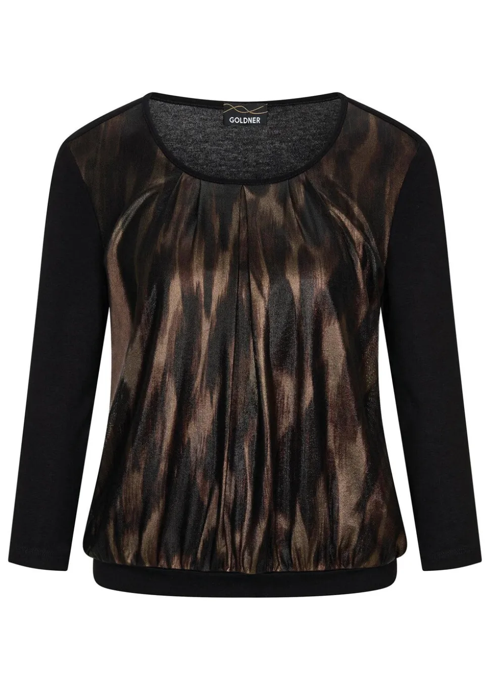 T-shirt en stretch avec imprimé scintillant