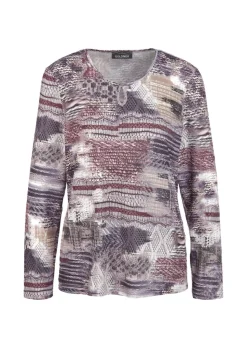 T-shirt en tricot imprimé