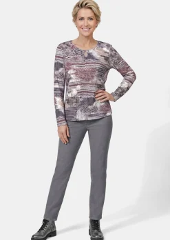 T-shirt en tricot imprimé