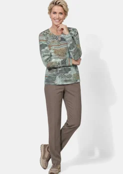 T-shirt en tricot imprimé