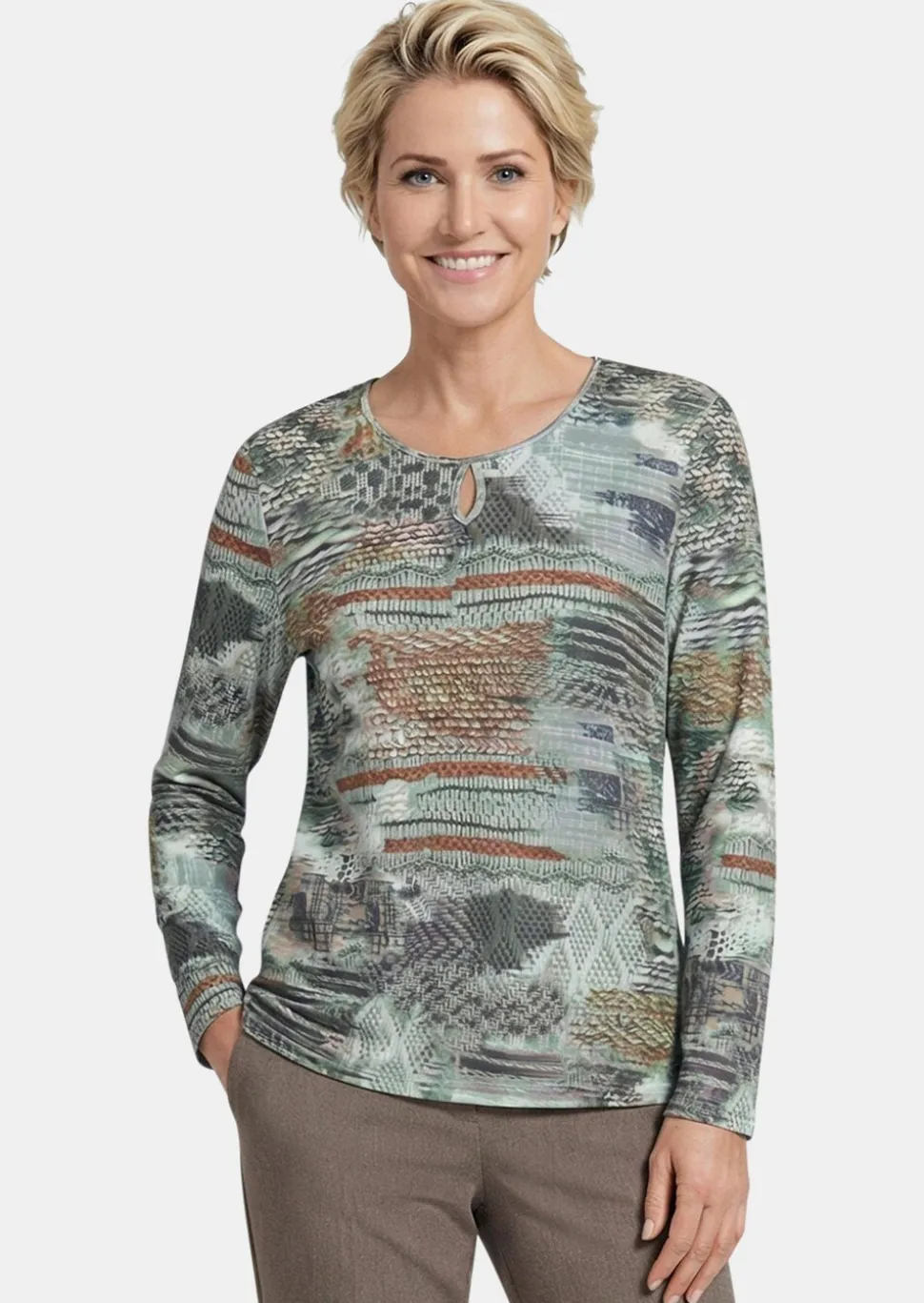 T-shirt en tricot imprimé