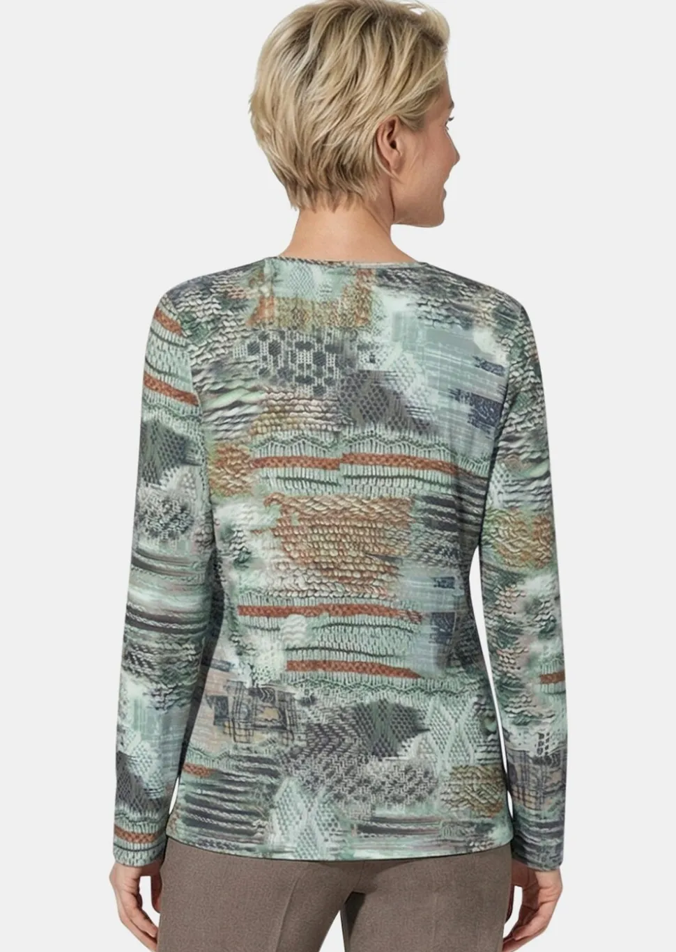 T-shirt en tricot imprimé