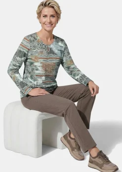 T-shirt en tricot imprimé