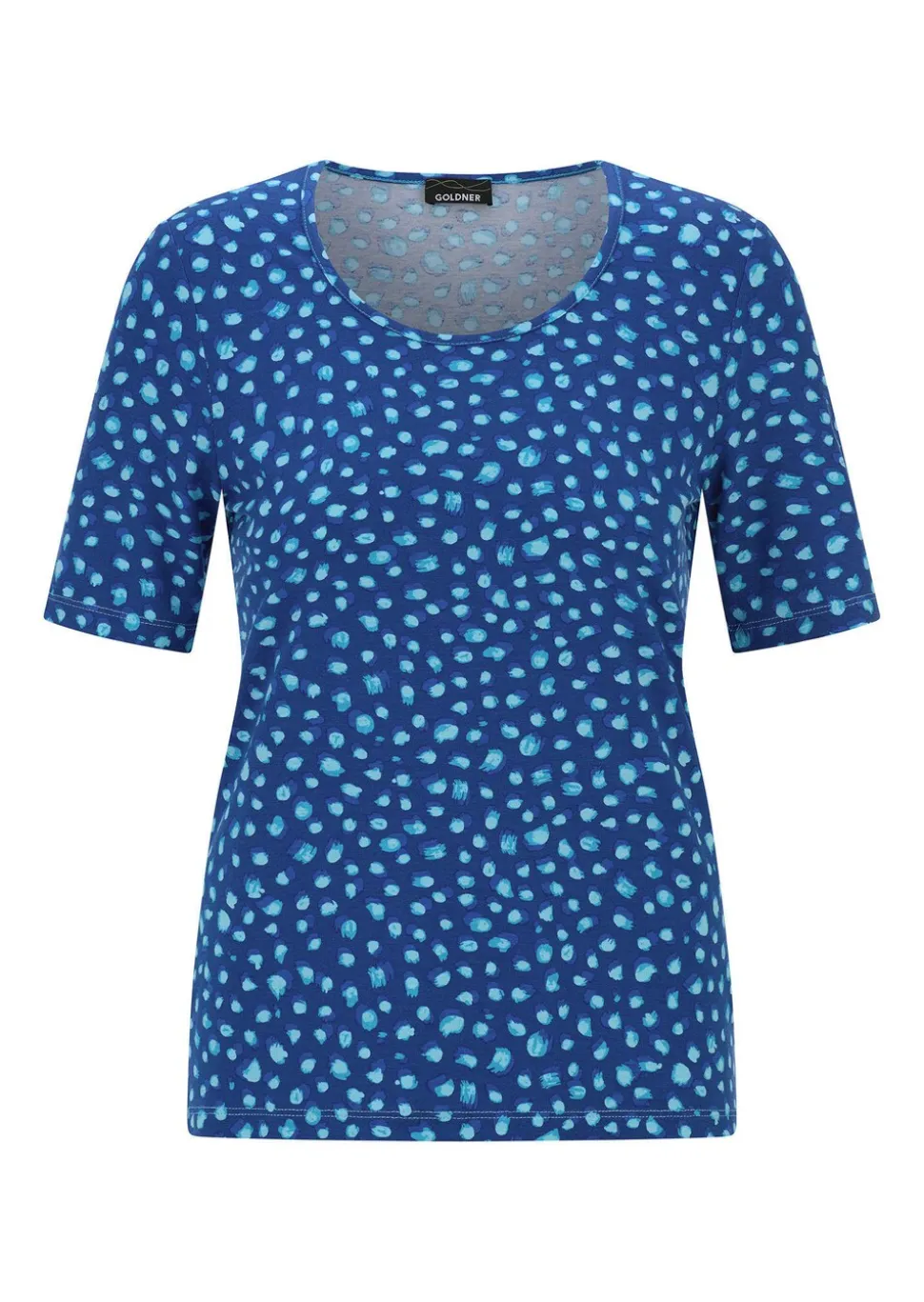 T-shirt en viscose avec des pois fantaisie