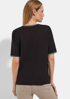 T-shirt en viscose avec imprimé devant