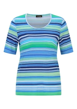 T-shirt en viscose avec rayures