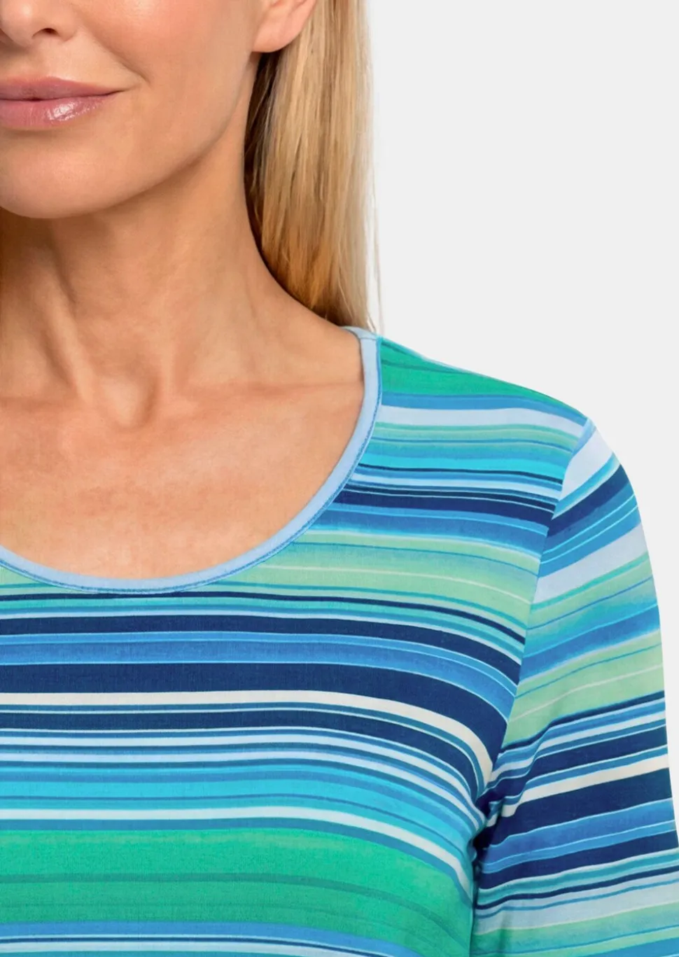 T-shirt en viscose avec rayures