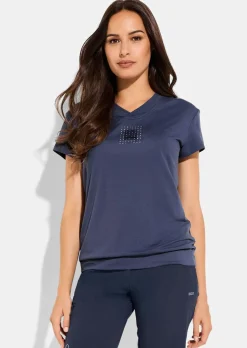 T-shirt fonctionnel avec encolure en V