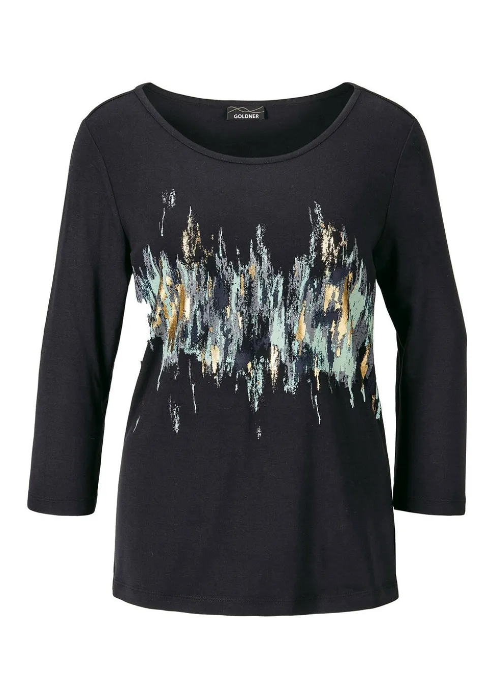 T-shirt imprimé avec effet scintillant