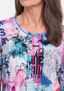 T-shirt imprimé à couleurs vives