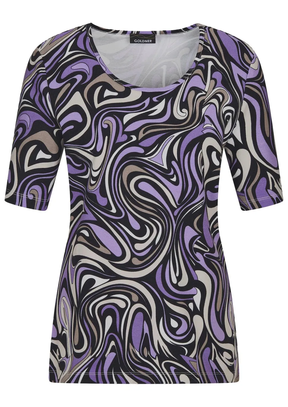 T-shirt imprimé en jersey de viscose