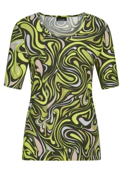 T-shirt imprimé en jersey de viscose