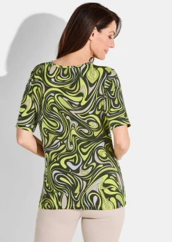 T-shirt imprimé en jersey de viscose