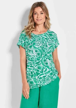 T-shirt imprimé en jersey de viscose