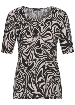 T-shirt imprimé en jersey de viscose