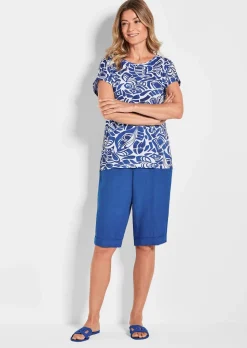 T-shirt imprimé en jersey de viscose