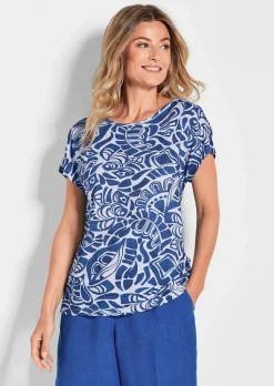 T-shirt imprimé en jersey de viscose