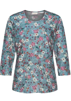 T-shirt imprimé à manches 3/4