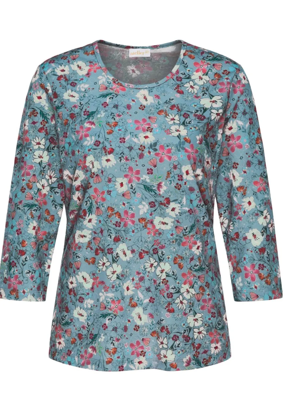 T-shirt imprimé à manches 3/4