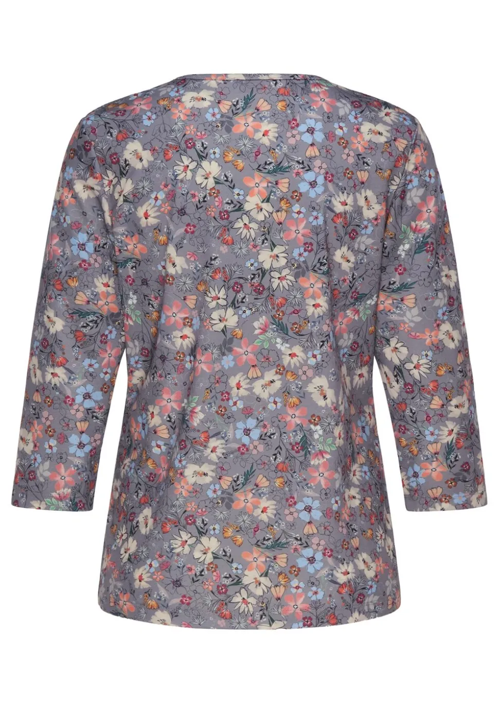 T-shirt imprimé à manches 3/4