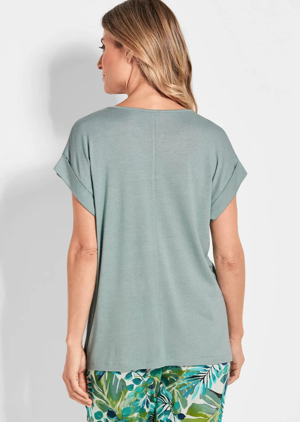 T-shirt léger en crêpe