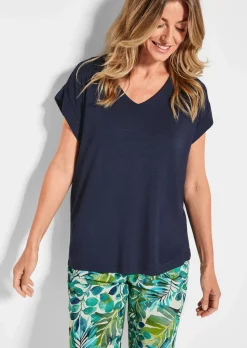T-shirt léger en crêpe