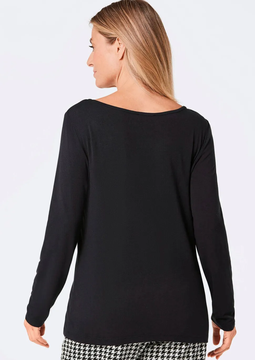T-shirt à manches longues avec imprimé pailleté