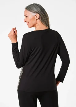 T-shirt manches longues à paillettes