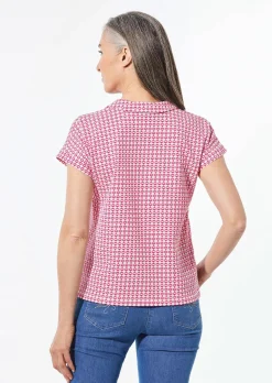 T-shirt à motif jacquard
