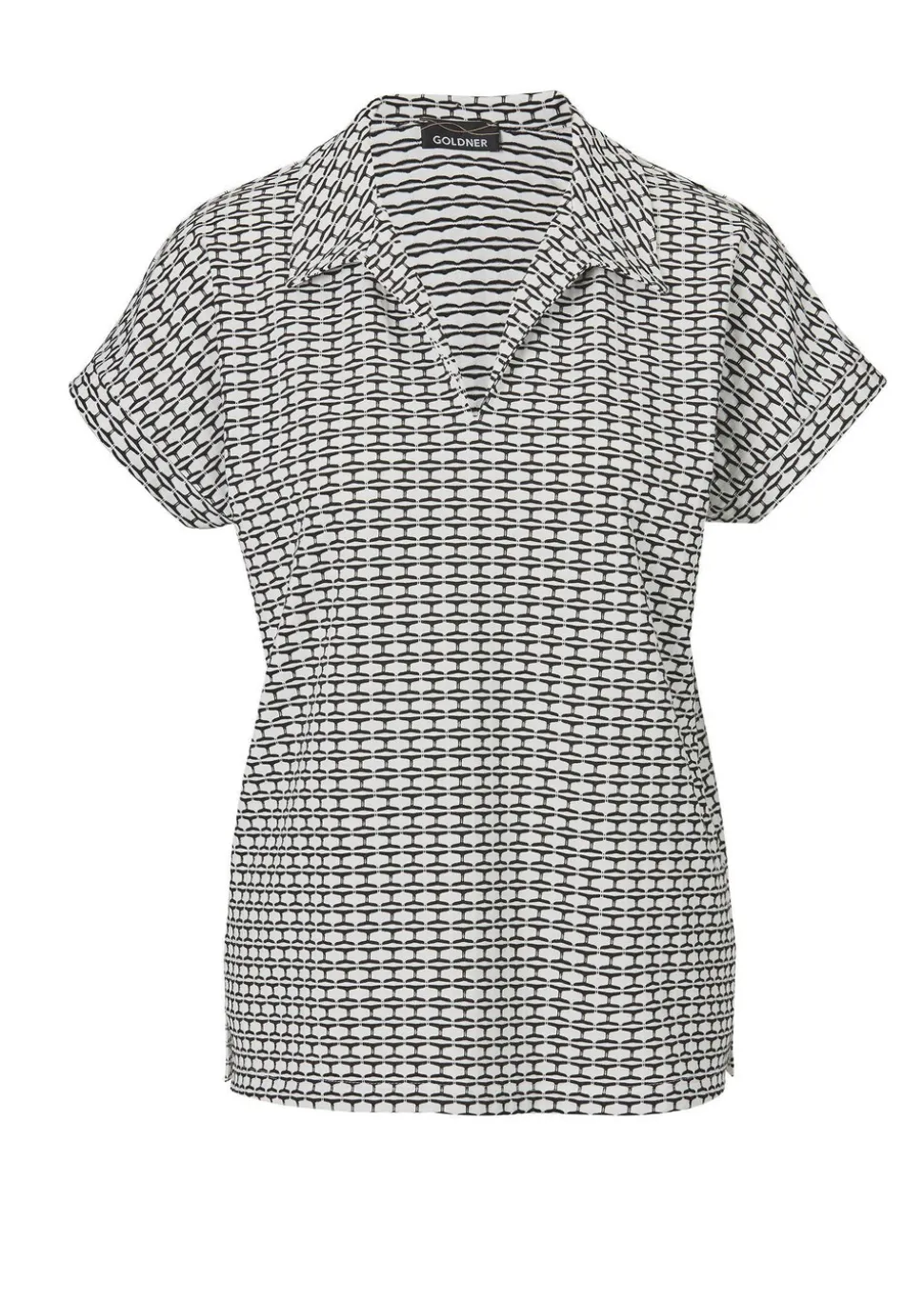 T-shirt à motif jacquard