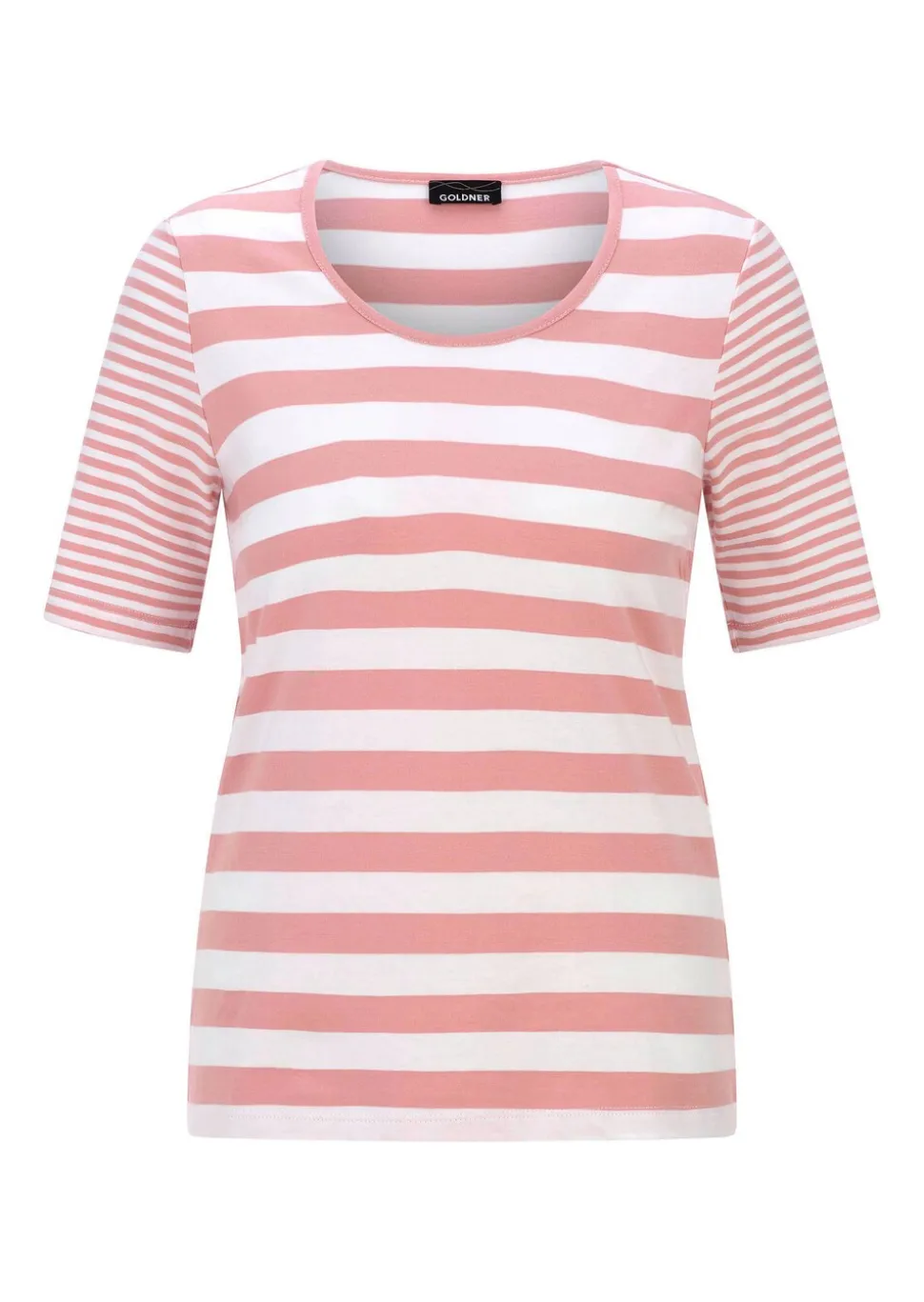 T-shirt à rayures en doux mélange de coton
